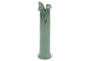 1286-Medium Ruffle Vase-Vases
