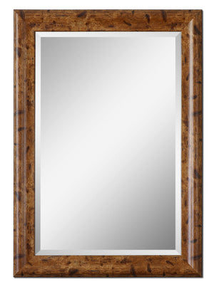 1247-Old Barn Wood Look-Mirror