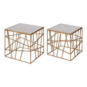 1256-Center Accent table Square
Set/2-Accent table