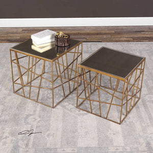 1256-Center Accent table Square
Set/2-Accent table