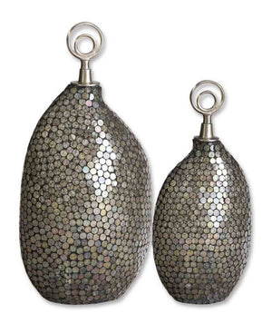 1274-Deshal, Canisters Set of 2
-Vases
