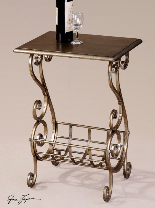 Lightly Burnished Silver Leaf Finish