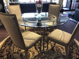5 Piece Set Dinning Table and 4 Chairs - Furniture - orientalrugpalace