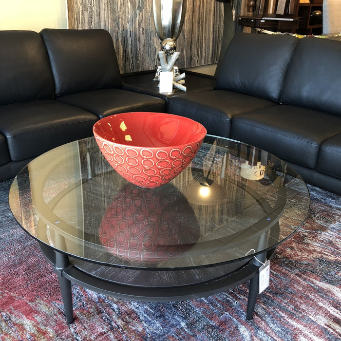 Round Glass Cocktail table