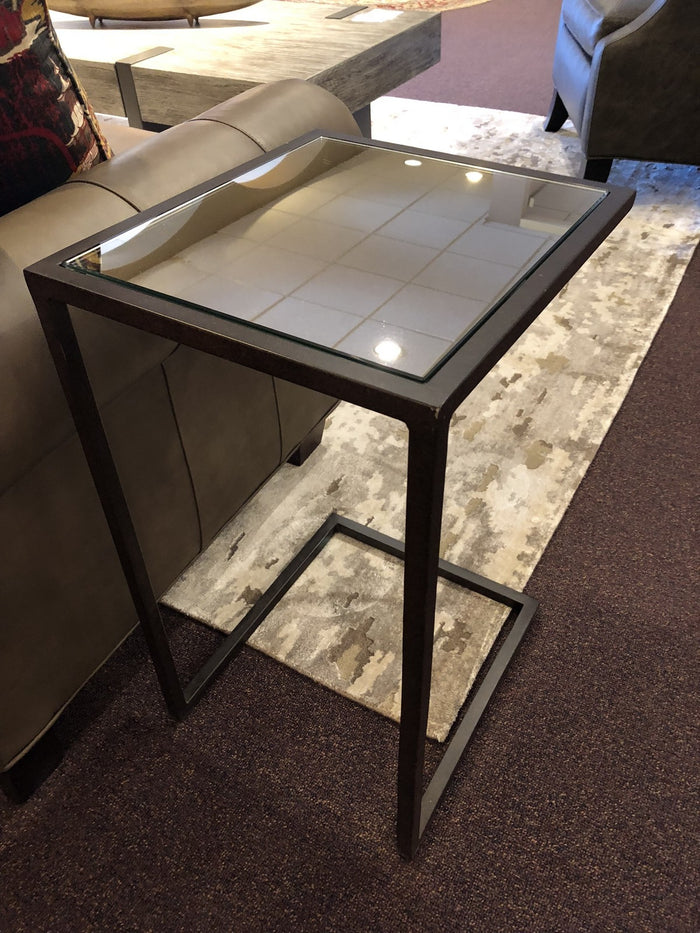 Accent Table in Metalwork Finish