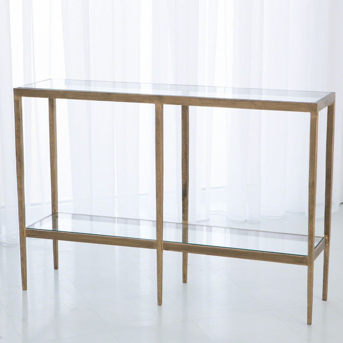 Skinny Console-in Antique Gold
