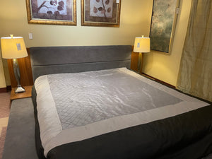 Japanese Style King Bed with Night Stands