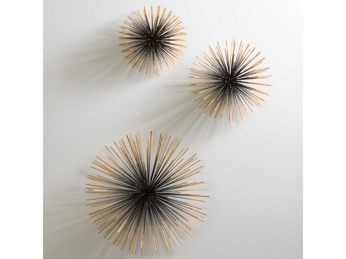 Boom Wall Sculpture Brass