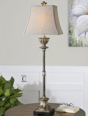 525-La Morra - Antiqued Silver-Lamp