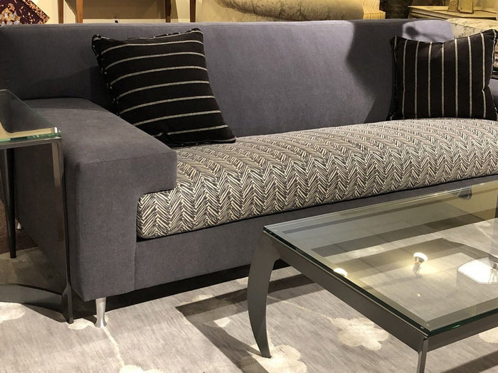 Contemporary Upholstered Sofa - Grey